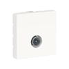 Television Socket - SCHNEIDER - Unica - Male TV - 2 Modules - White