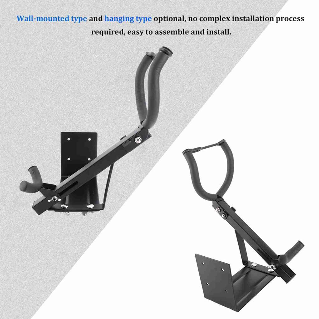 Saxophone Stand Sturdy Metal Wall Mounted Saxophone Holder Display Rack for Alto Tenor Saxophone