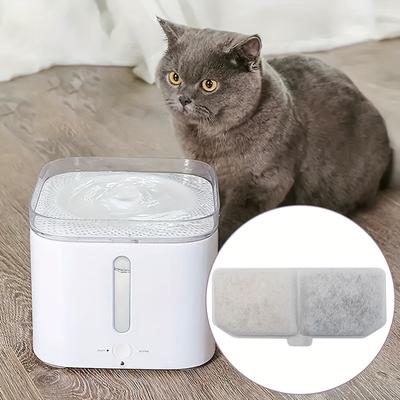 Cartouche de charbon actif à double filtration pour distributeur d'eau pour animaux de compagnie, 5 pièces