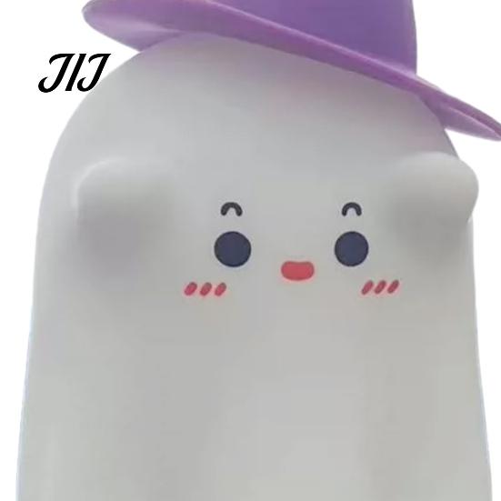 Tap-sensing Night Light Magician Ghost Silicone with Tap Sensing Control, Rechargeable LED Lamp for Unique Holiday Gift Idea Bedroom Kids Room Decor,