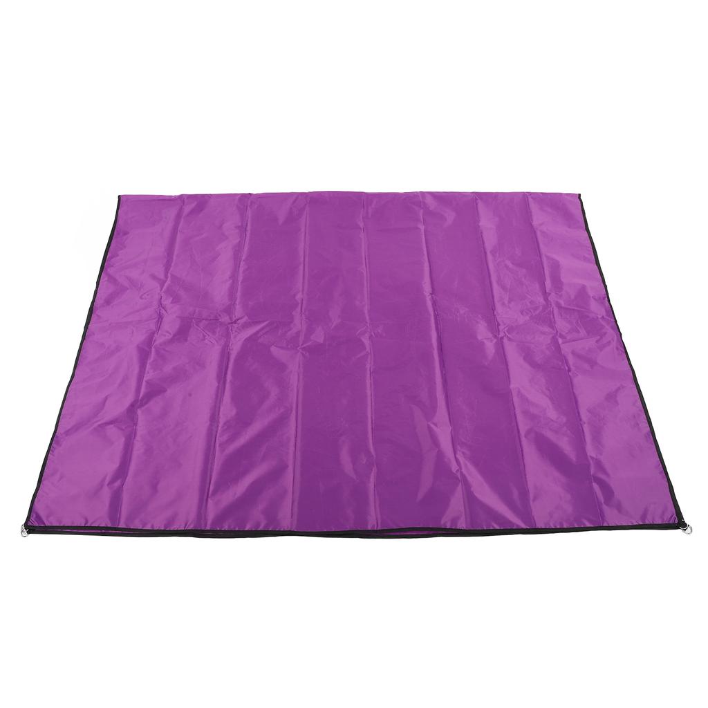 Sun Shade Sail UV Block Foldable Rectangular Awning Cloth for Courtyard Garden Swimming Pool Purple
