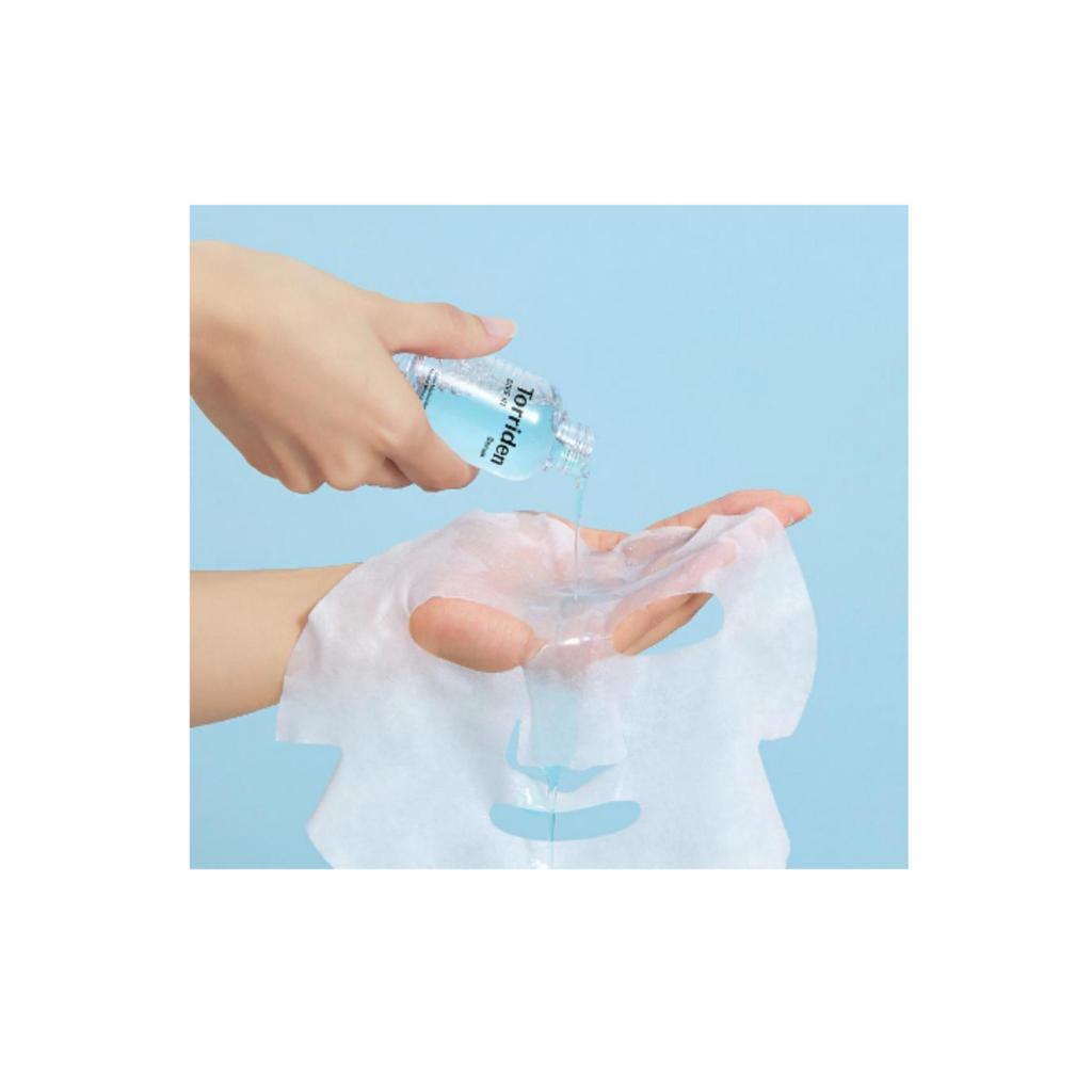 Torriden Dive Niedermolekulare Hyaluronsäure-Maskenblätter, 10 Stück