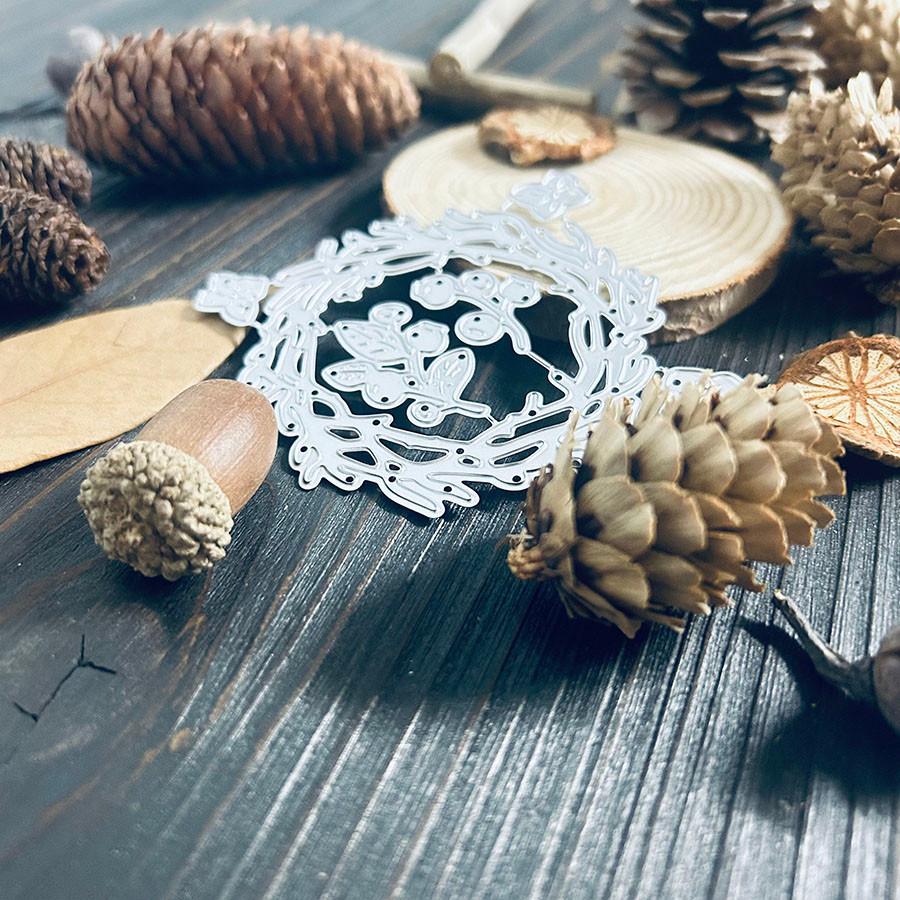 Flower Circle Metal Cutting Dies For DIY Scrapbooking Album Paper Cards Decorative Crafts Embossing Die Cuts