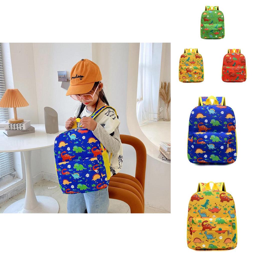 Stylish Nylon Dinosaur Backpack With Breathable And Load-reducing Features