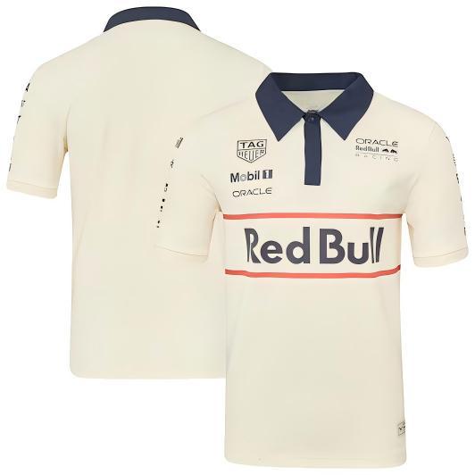 

Racing Suit Zipper T-shirt Team Polo Shirt Short Sleeved Men s Quick Drying Car XXL