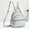 Stylish Macaron Color Block Backpack Versatile Spacious Lightweight Tote Bag For Women