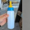 Rote Silikon-Nuckelflasche für 0-3 Monate - Weiche, verdickte Milchflasche für Lämmer und Ferkel