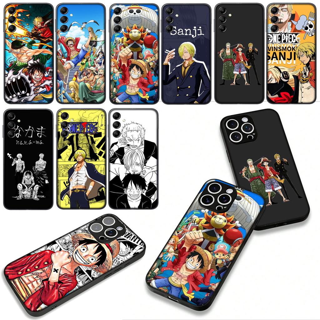 Roronoa Zoro One Piece Luffy Sanji Case for Motorola Moto G04 G13 G14 G22 G23 G20 G32 G34 G35 G64 G82 G84 G53 G60 G72 E14 E15
