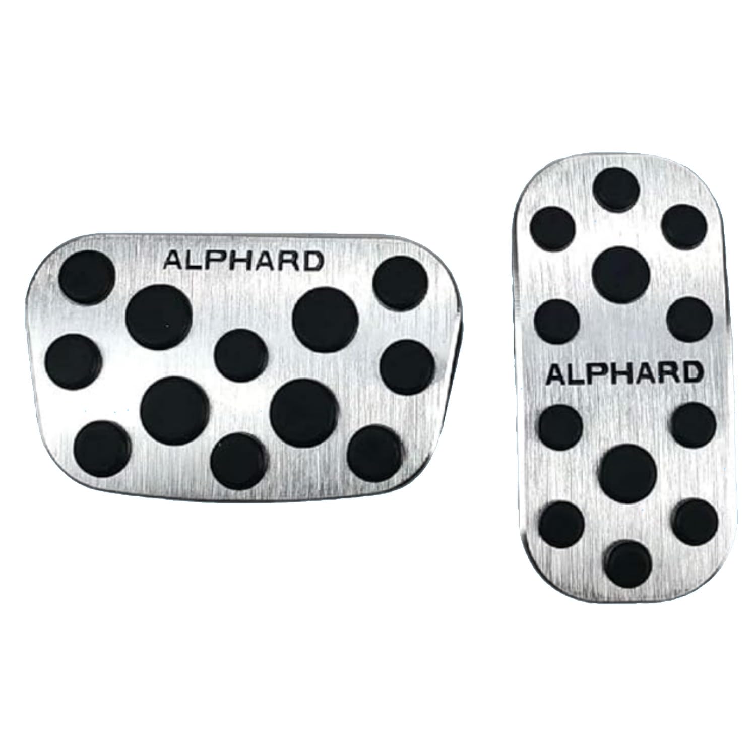 

Накладки на педали Yamlten Alphard 2022 Совместимы с Alphard 20-й серии и 30-й серии Акселератор Легкая установка без инструментов (Январь - Настоящее время) Педаль, серебряный