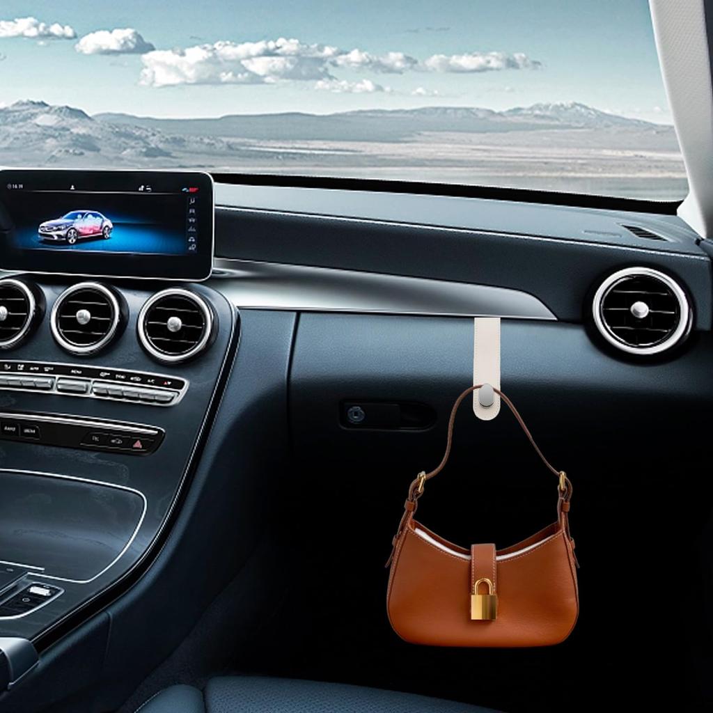 Car Adhesive Hook, Adhesive Hook for Car Key - Strong Adhesive Hook Stick to