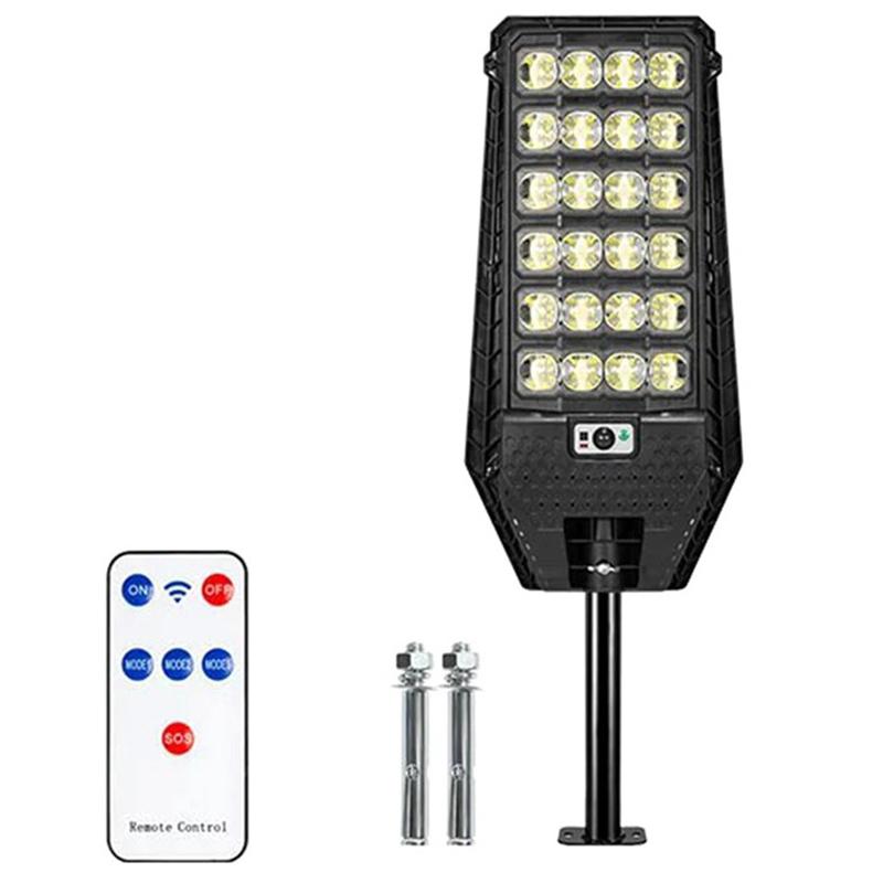 

W7208-6 Human Motion Sensor Solar Light Bright Home Garden Lamp (6 Rows) A