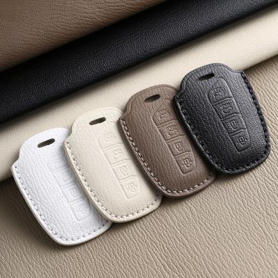 Customized for Modern IX45 Car Key Cover, Purely Handmade High-end Leather Key Protection, Case Chain.