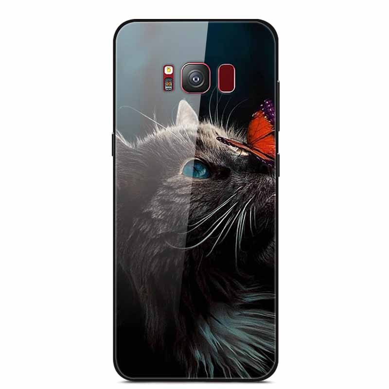 Glass Back Cover For Samsung S8 Plus Phone Case S8Plus Hard Tempered Glass Case For Samsung Galaxy S8 Plus Case S 8 Soft Edge