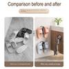 Wall Mounted Slipper Hook No Drilling Shoe Rack with Push-to-Lock Vacuum Seal Quick Dry Slipper Organizer Hook Waterproof Flip-Flops Hook for Bathroom