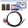 Audio Line Lautsprecherkabel Computer Subwoofer Kabel Handyzubehör 2 in 1 3,5mm Stecker auf 2RCA 1 Meter