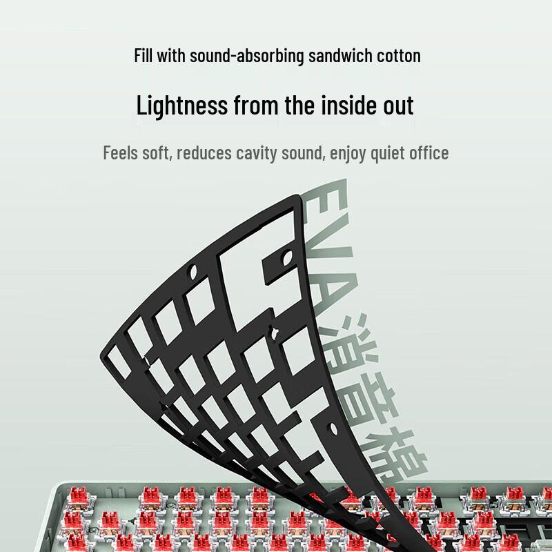 Ugreen KU103 Wired Mechanical Keyboard (Red Switches)