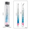 Multifunctional Double-Ended Nail Tool: Tweezers & Silicone Pressing Stick for Nail Art