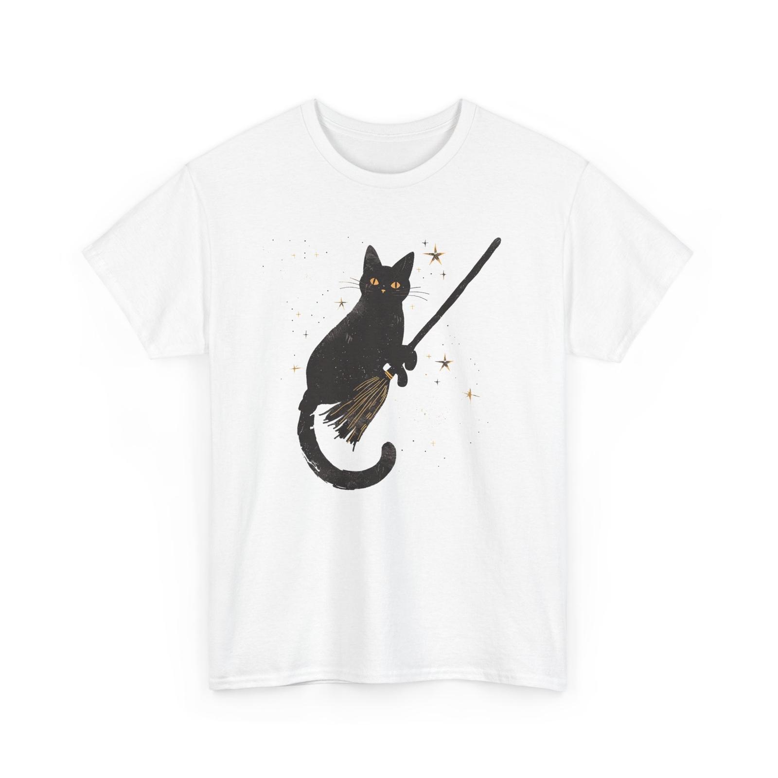 Witch Life T-Shirt | Black Cat Riding-Witchs Shirt S