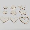 30pcs/lot Fairy Tales Theme Unfinished Wood Cutouts for Women Crown Princess Diamond Unicorn Butterfly Shape Wooden Crafts Decor