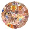 50 Bear Doodle Stickers Suitcase Car Notebook Refrigerator Water Cup Skateboard Waterproof Decorative Stickers