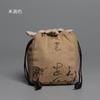 Bolsa de Almacenamiento de Algodón Engrosado Cuenco Cubierto de Cerámica Taza de Té Bolsas de Viaje con Cordón Tetera Multifuncional Bolsa de Tela Mediana