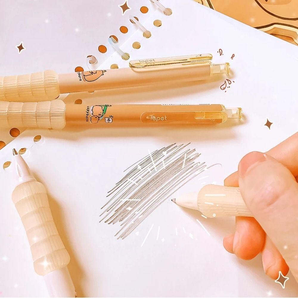 Aesthetic Propelling Pencil Kawaii Automatic Pencil Cartoon Capybara Mechanical Pencil Architect