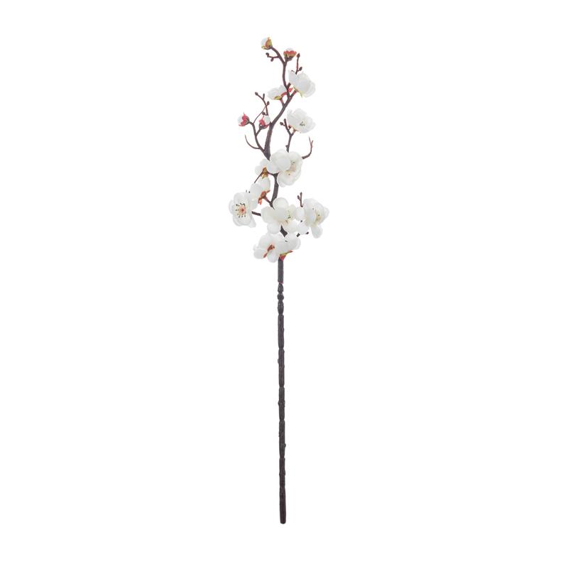1PC Fiore Artificiale Ramo di Fiori di Pruno Fiore Real Touch per Tavolo Bouquet da Sposa Decorazione per la Casa Accessori per Ghirlande Natalizie