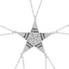 5pcs Set Simple Five People Splicing Best Friends Letter Five-pointed Star Pendant Necklace for Women Men Birthday Jewelry Gifts