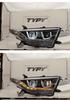 LED Projector Xenon Headlight Assembly for 12-14 Toyota Highlander with DRL and Flowing Light