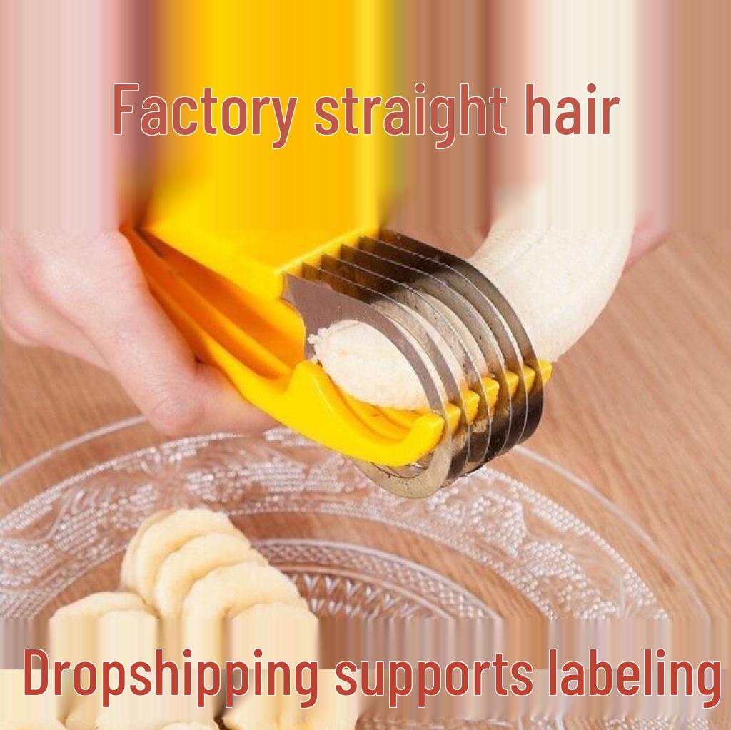 

Слайсер для бананов и кухонный инструмент для нарезки фруктов, огурцов и сосисок