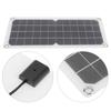 10W18V Car Flexible Solar Panel Charging 12V Battery Dual USB 5V Phone Charge Outer Hanging Backpack Charge