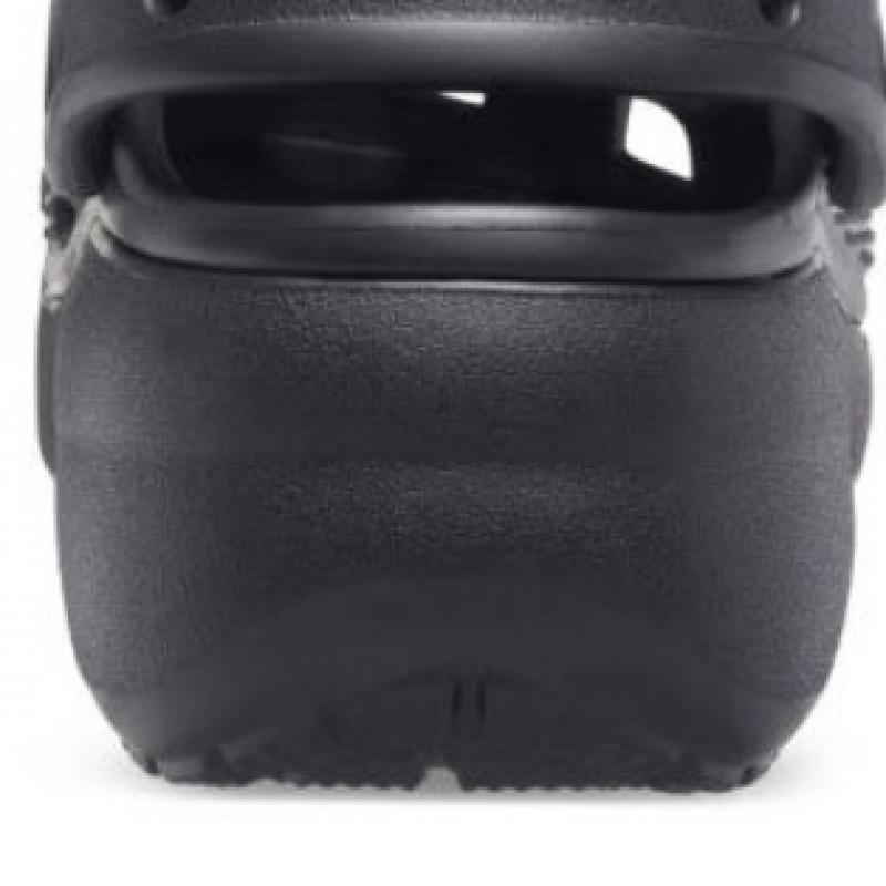 Crocs Womens Classic Platform Clogs Black 206750 001