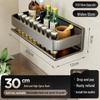 No-Drill Wall-Mounted Kitchen Spice Rack