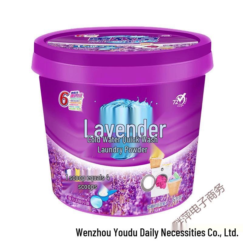 Scented Laundry Detergent - Large Bucket, Long-lasting Fragrance, Effective Stain Removal