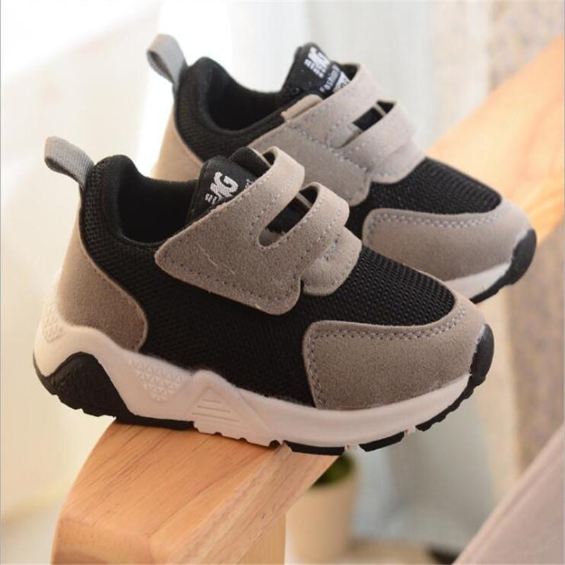 Kids Sports Shoes Spring Years Children Mesh Outdoor Sneakers Boys Girls Soft Sole Breathable Running Shoes