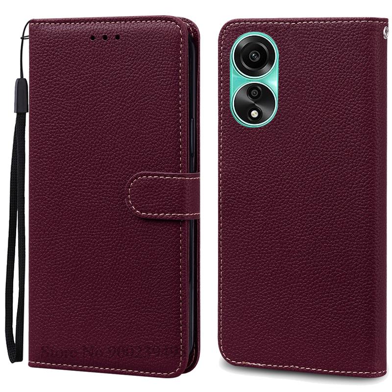 For OPPO A78 4G Case Leather Flip Wallet Case For OPPO A78 CPH2565 Phone Case For OPPO A78 5G CPH2483 CPH2495 Cover Fundas