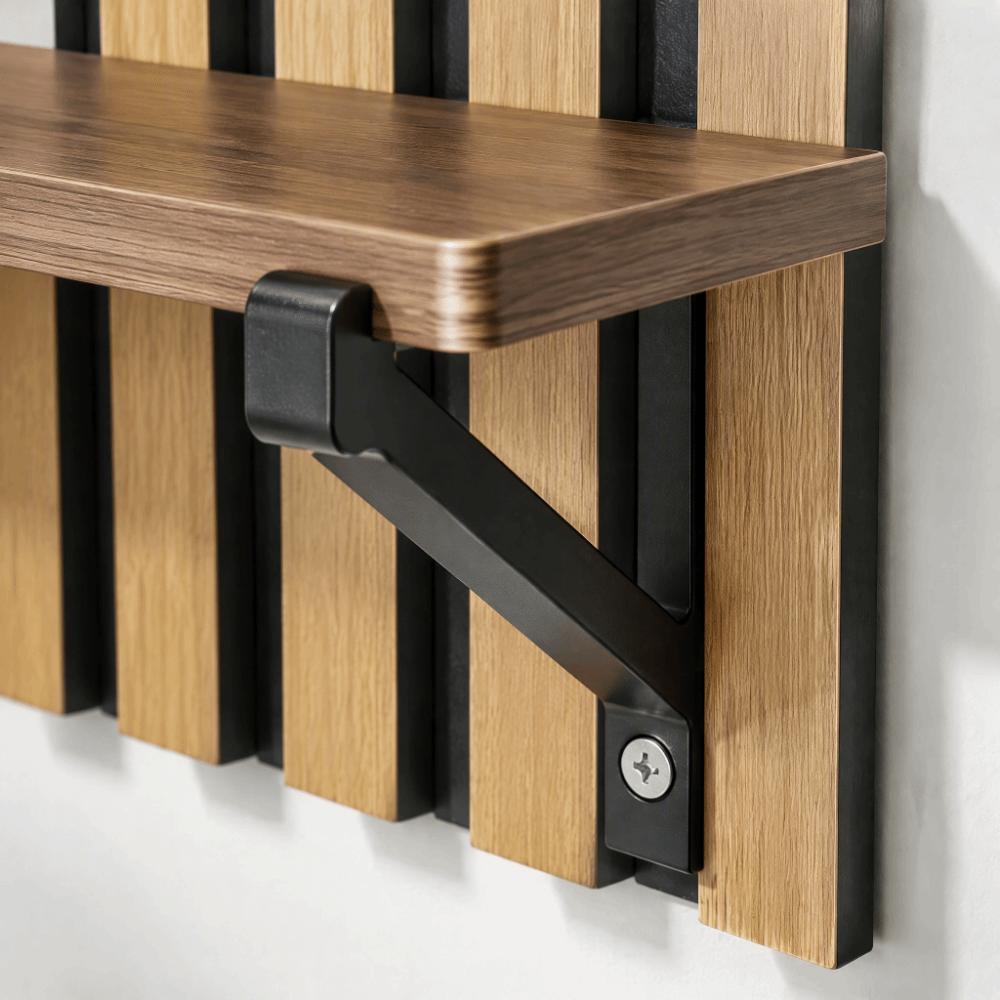 Easy Installation Acoustic Panel Shelf 3D Printed Sound Absorbing Board Bracket Home Studio