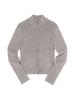 KIRSH Pigment-Dyed Knit Zip-Up [Charcoal]