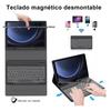 Samsung A11+ Tablet Leather Case with Touchpad Backlit Bluetooth Keyboard for A9+ 11-inch