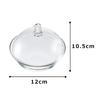 Aoyama Glass Small Bowl with Lid, Storage Container, 12cm, Made in Japan, AMG-1124-S