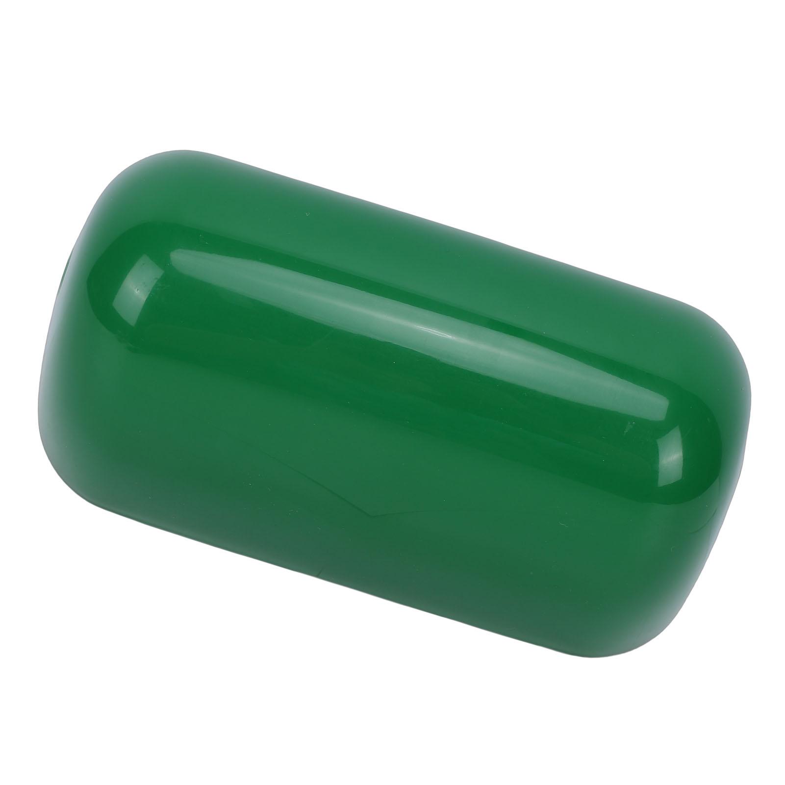 Bankers Lamp Shade Plastic Vintage   Green Replacement Cover   Shatterproof Lightweight For Desk Table Lamp   Reading Light 238x128x78m