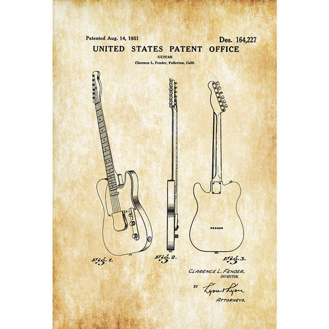 

Европейский Винтаж Ретро крафт-бумага рисунки холст живопись музыкальный инструмент чертежи корабля промышленные для домашнего декора Cuadros 21cm×30cm NoFrame