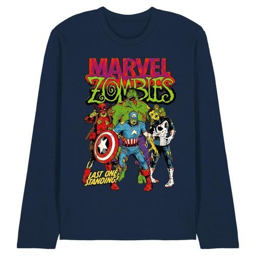 Marvel Zombies Unisex Adult Last One Standing Long-Sleeved T-Shirt