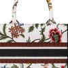 Dior BookTote Embroidery Tote Bag, Shopping Bag, Handbag Small Women's White/Multicolor M1265ZEAU-M933