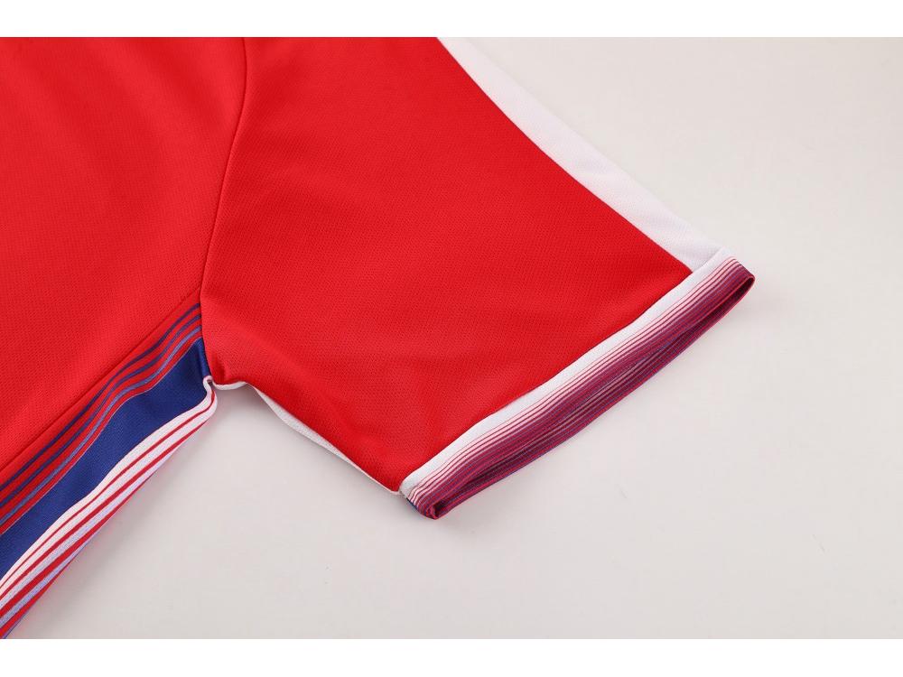 Maillot d'entraînement de football à manches courtes et séchage rapide pour hommes, étudiants et enfants