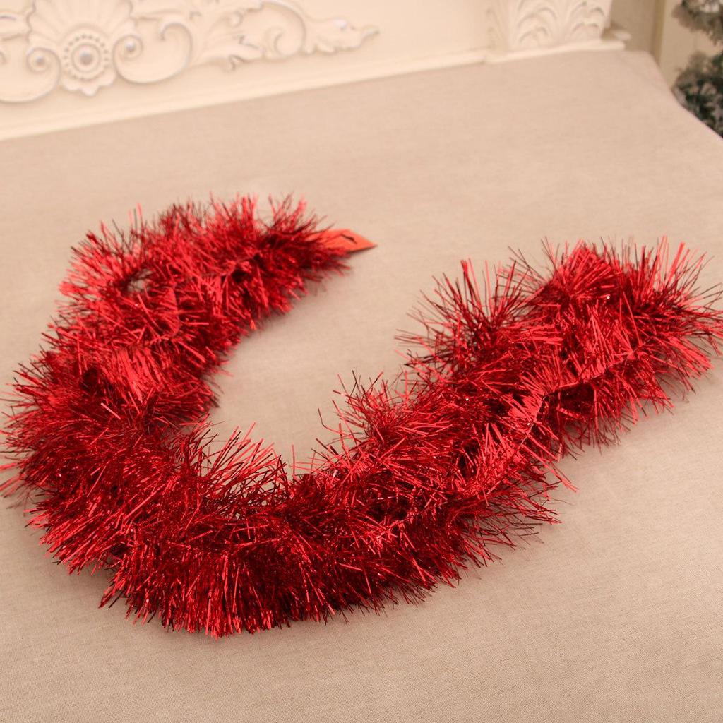 Christmas Tinsel and Garland Ornaments for Holiday Tree Decoration
