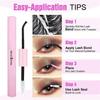 DIY Lash Extension Kit Individual Lashes Cluster D Curl Eyelash Extension +Tools