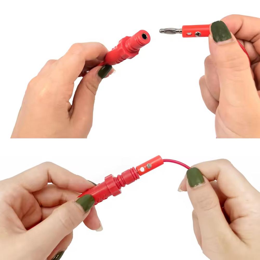2PCS Piercing Probes For Car Circuit Detection Diagnostic Tool Test Clip Cable Repair Tools For Multimeters Oscilloscopes