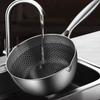 Versatile Fryer Pan Stainless Steel Deep Fryer Pot Kitchen Utensils Milk Pot  Oil Pot