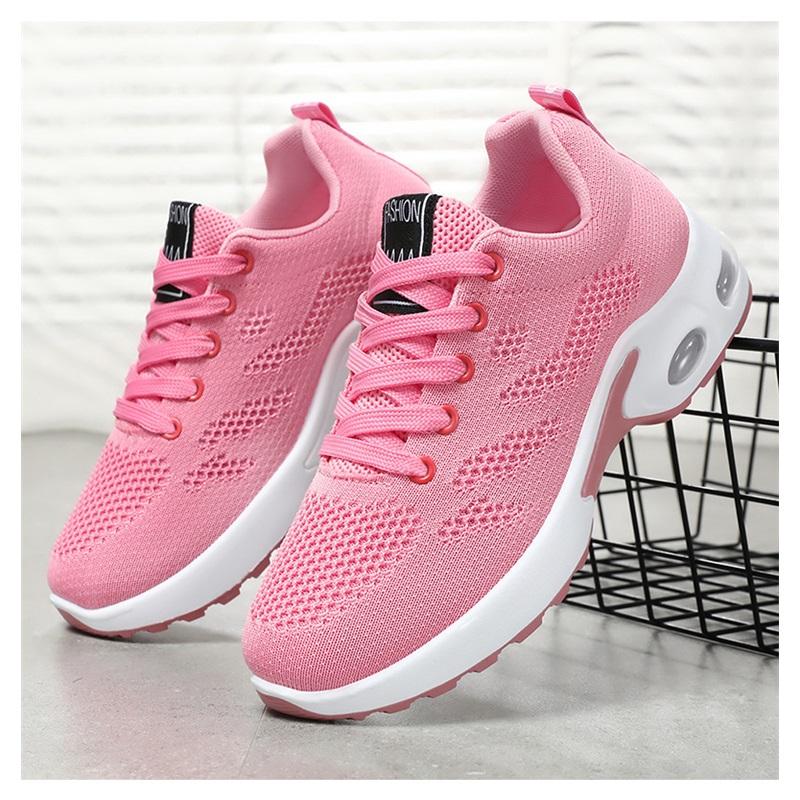 2026 Spring Plus Size Women's Shoes Air Cushion Soft Sole Breathable Casual Running Sports Shoes